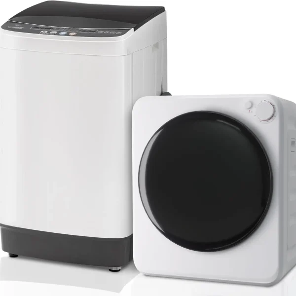 White Compact Washer and Dryer Combo