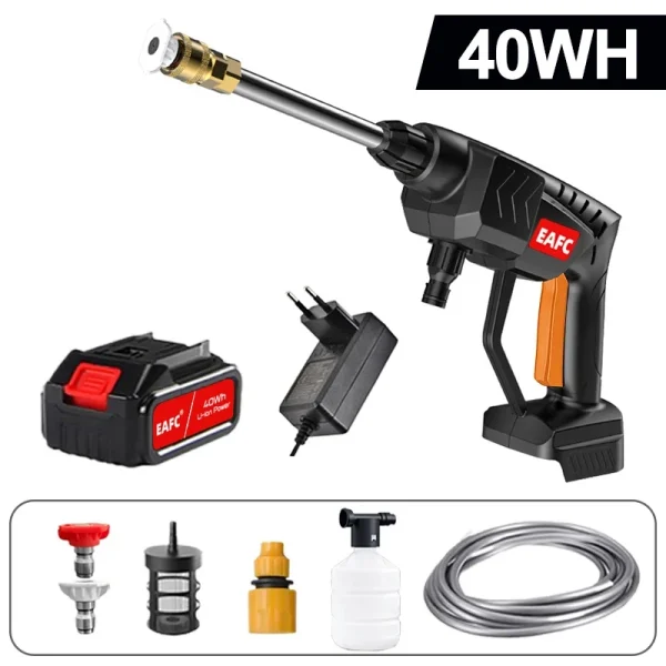 60Bar 21V Cordless High Pressure Car Wash