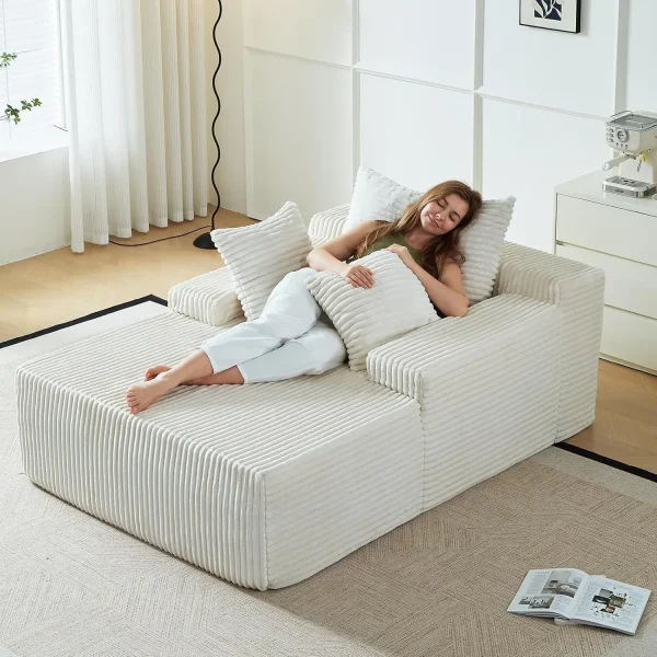 67 Inch Chaise Lounge Chair Indoor