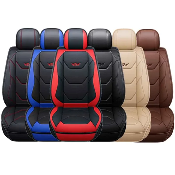 Universal Car Seat Cover Set PU Leather