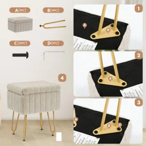 Ottoman Faux Fur - Thumbnail Image 4