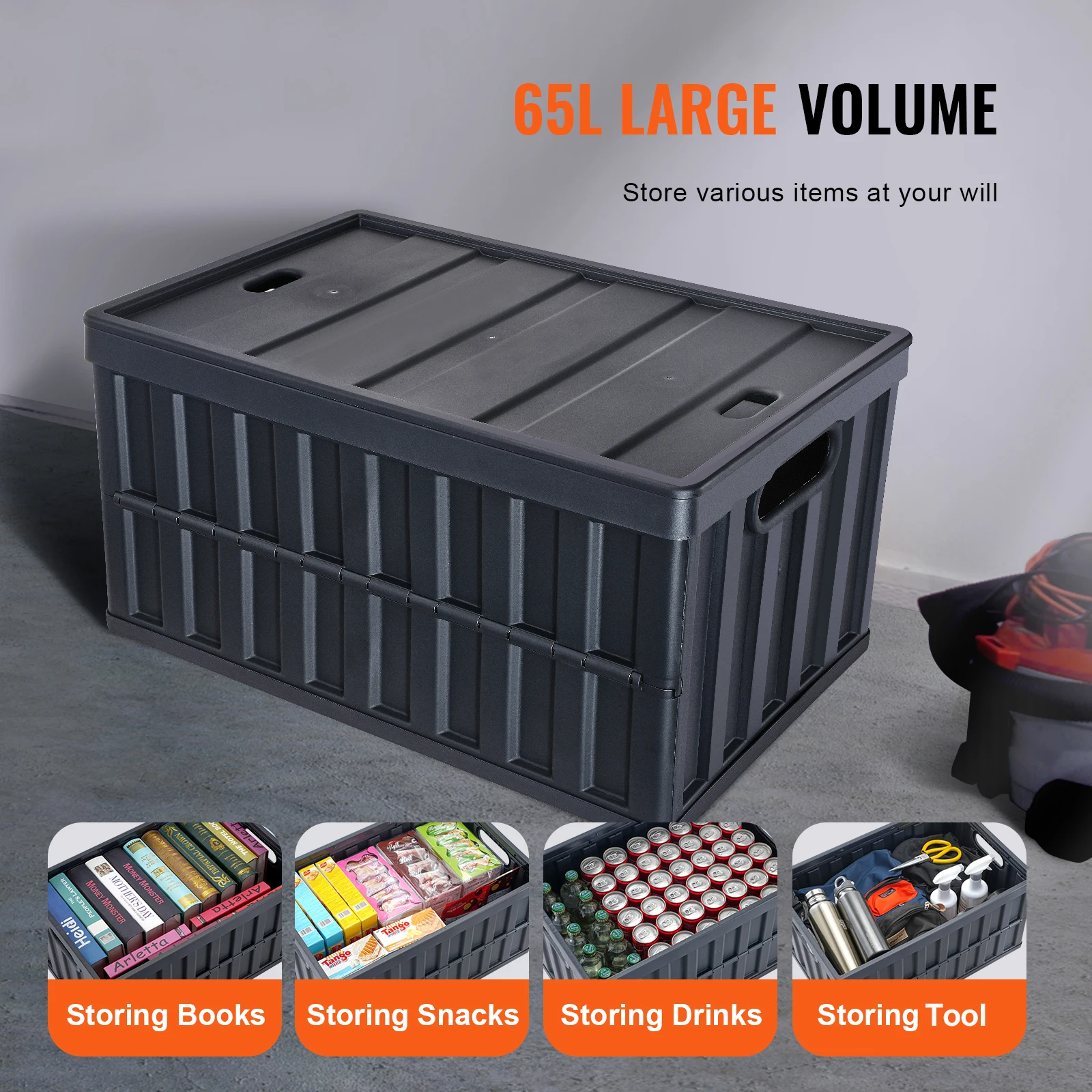 Collapsible Storage Bins – Set of 3 - Image 3