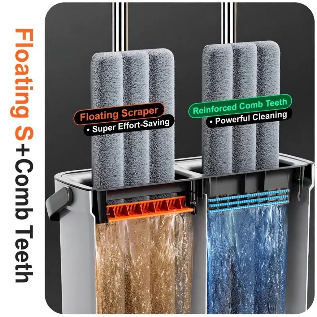 Slim Self-Wringing Mop Set - Image 3