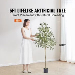 Realistic Faux Olive Tree
