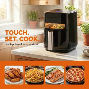 Compact Touchscreen Air Fryer - Thumbnail Image 3