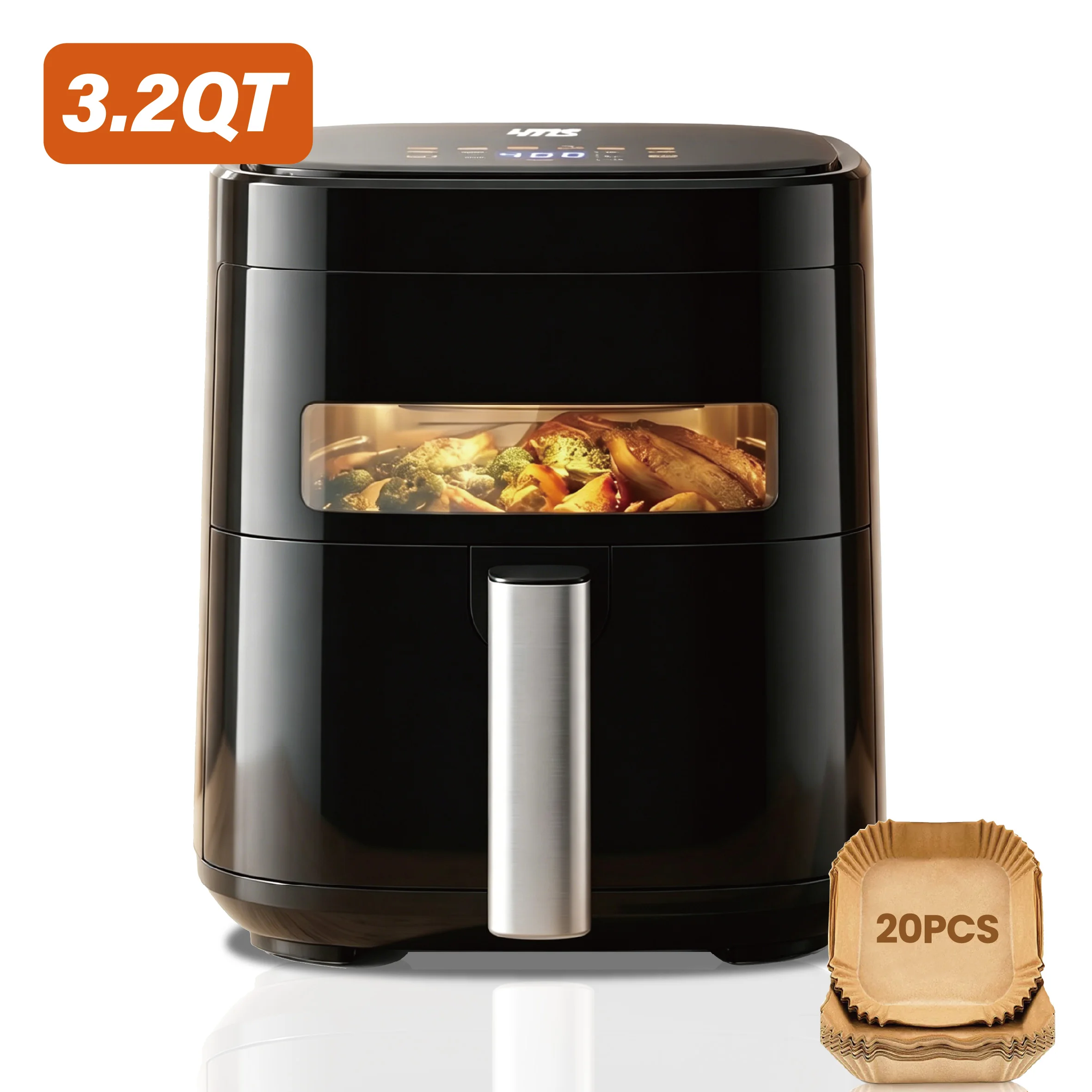 Compact Touchscreen Air Fryer - Image 1