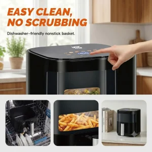 Compact Touchscreen Air Fryer - Thumbnail Image 4