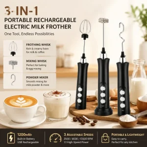 Rechargeable Handheld Milk Frother