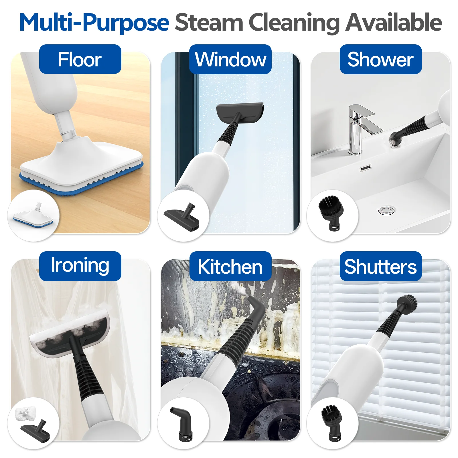 Versatile Deep Clean Steam Mop - Image 2