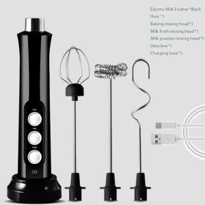 Rechargeable Handheld Milk Frother - Thumbnail Image 8