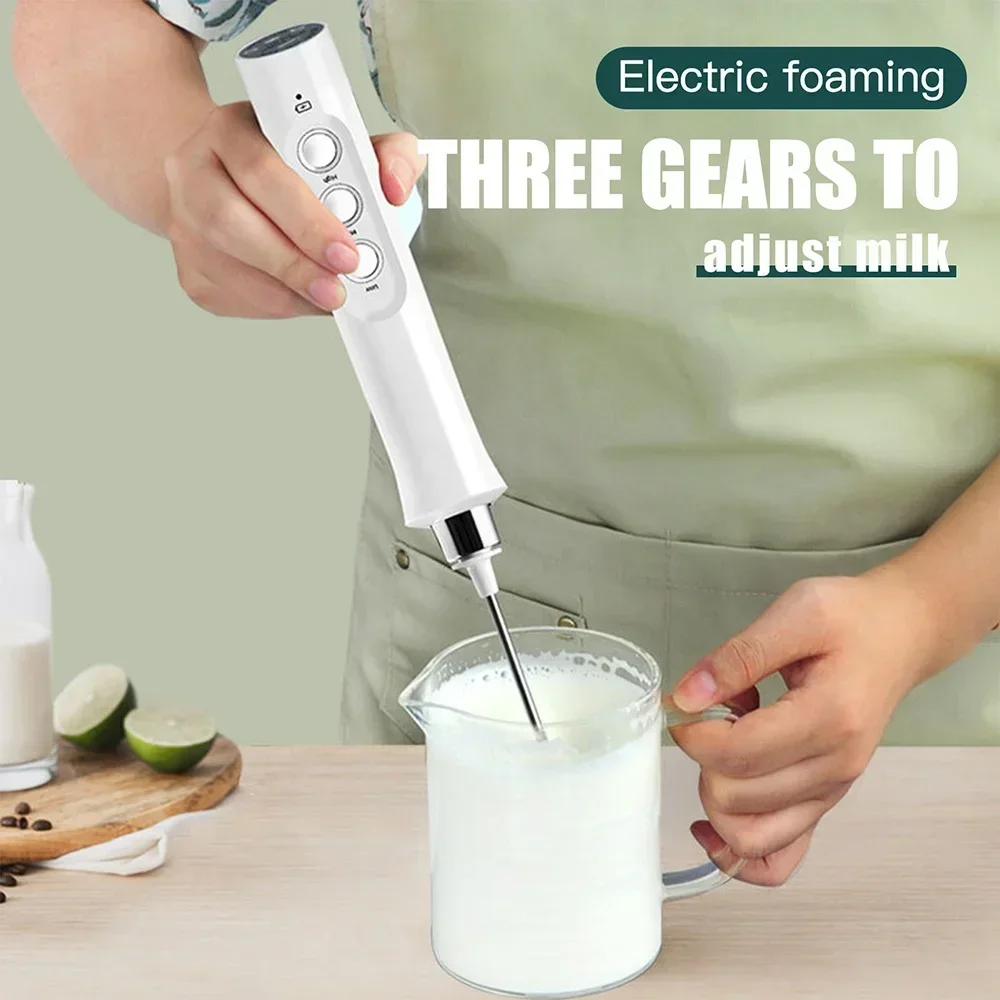 Rechargeable Handheld Milk Frother - Image 2