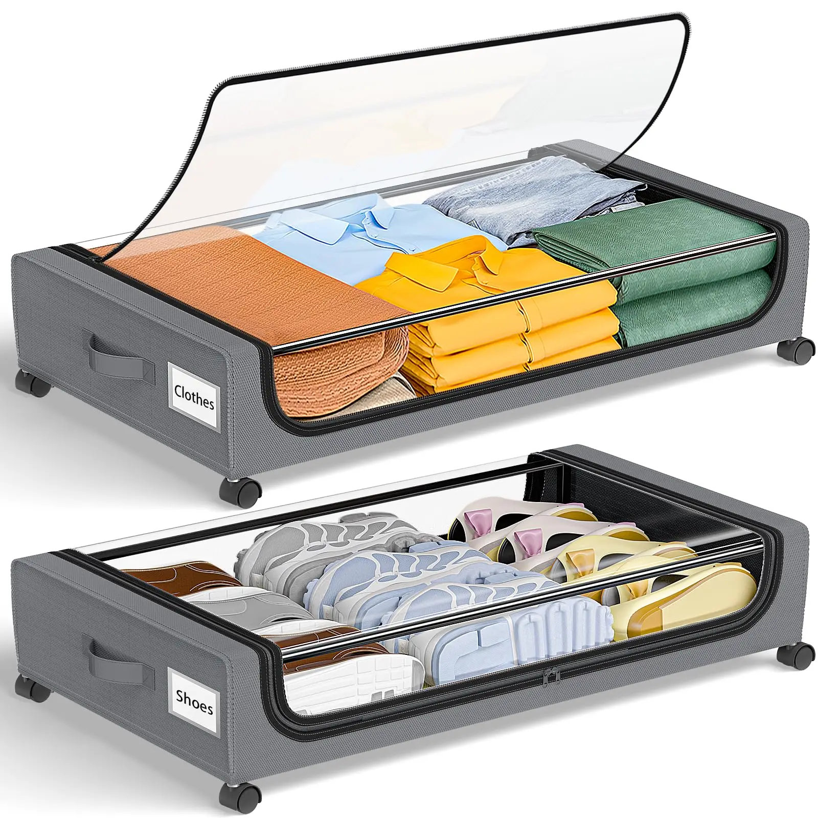 Rolling Underbed Storage Duo - Image 4