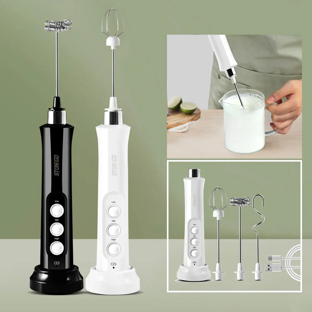 Rechargeable Handheld Milk Frother - Image 6